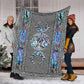 Mystery Spirit Triple Moon Witch Flannel Blanket For Cozy Bedroom Sofa Decor
