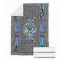 Mystery Spirit Triple Moon Witch Flannel Blanket For Cozy Bedroom Sofa Decor