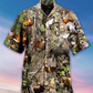 Hunting Animals Hawaiian Shirt Design View For Resort Travel And Thoughtful Gifting