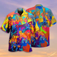 Basketball Hawaiian Shirt With Detailed Graphic For Summer Events Coastal Travel And Comfortable Styling