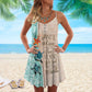 Turtle Love Ocean Into Ocean I Go V-Neck Sleeveless Cami Dress For Ocean Lovers And Sunny Getaways