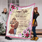 Family My Favorite Place In All The World Personalized Flannel Blanket For Cozy Bedroom Sofa Decor