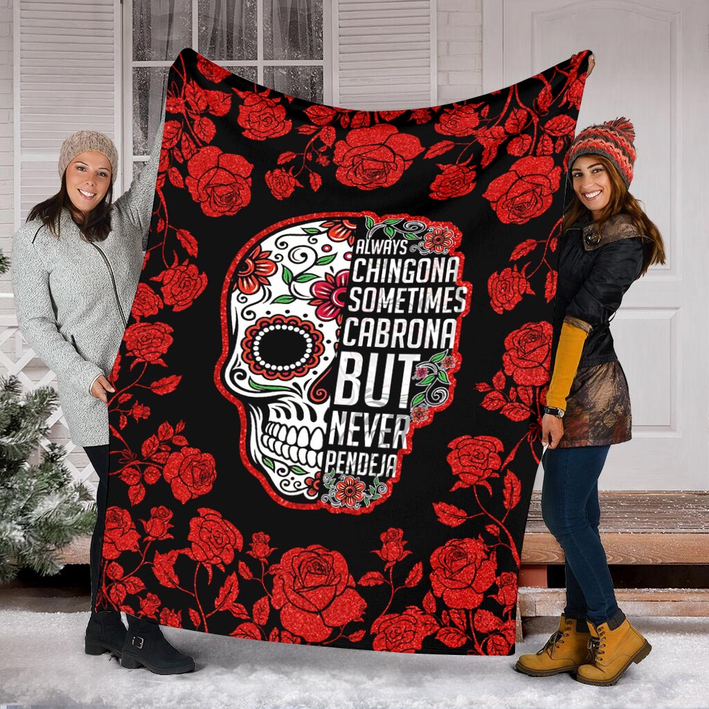 Rose Always Bold Lover Flannel Blanket For Cozy Bedroom Sofa Decor