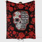 Rose Always Bold Lover Flannel Blanket For Cozy Bedroom Sofa Decor
