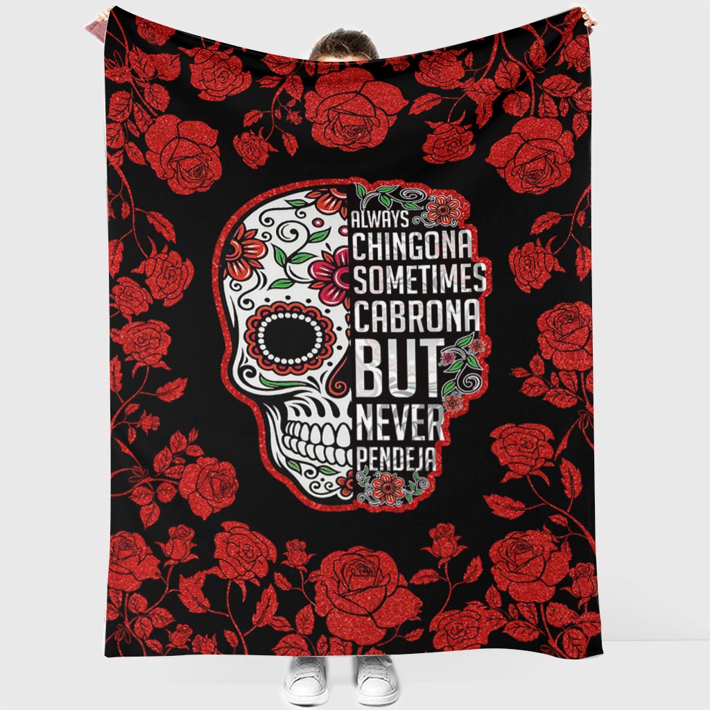Rose Always Bold Lover Flannel Blanket For Cozy Bedroom Sofa Decor