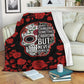 Rose Always Bold Lover Flannel Blanket For Cozy Bedroom Sofa Decor