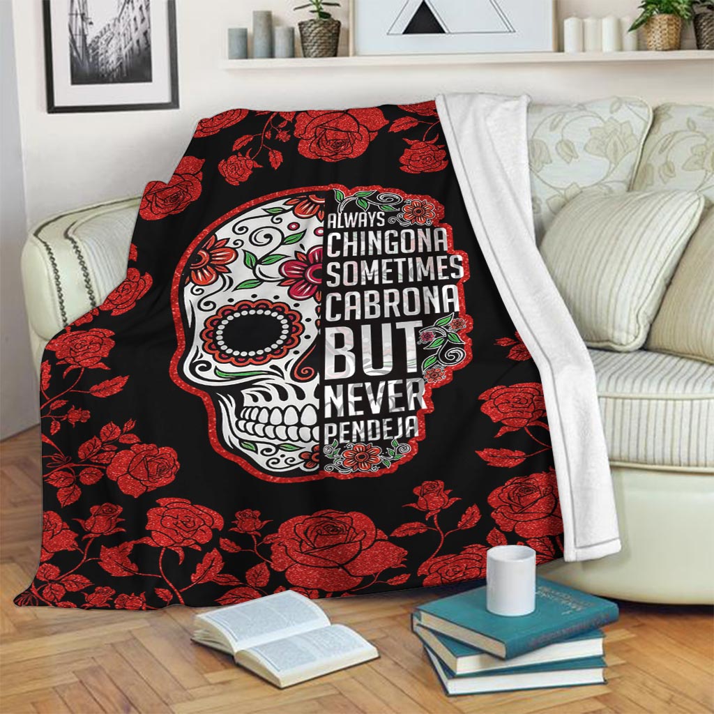 Rose Always Bold Lover Flannel Blanket For Cozy Bedroom Sofa Decor