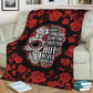 Rose Always Bold Lover Flannel Blanket For Cozy Bedroom Sofa Decor