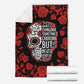 Rose Always Bold Lover Flannel Blanket For Cozy Bedroom Sofa Decor
