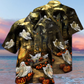 Halloween Night Ghost Hawaiian Shirt Design View For Resort Travel And Thoughtful Gifting