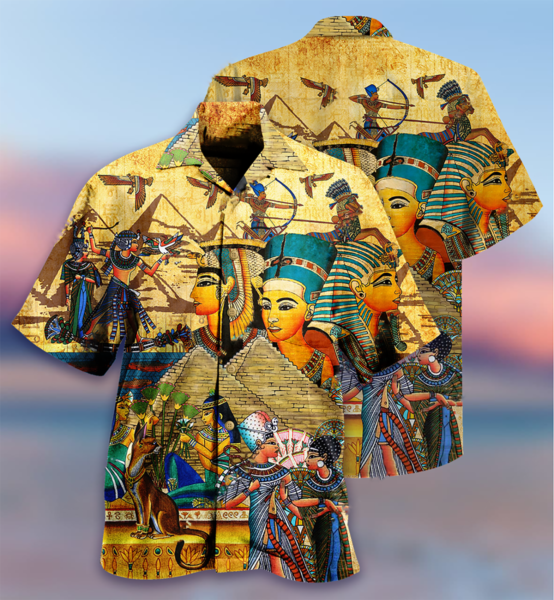 Ancient Egypt King Amazing Hawaiian Shirt For Resort Getaways And Comfortable Summer Activities
