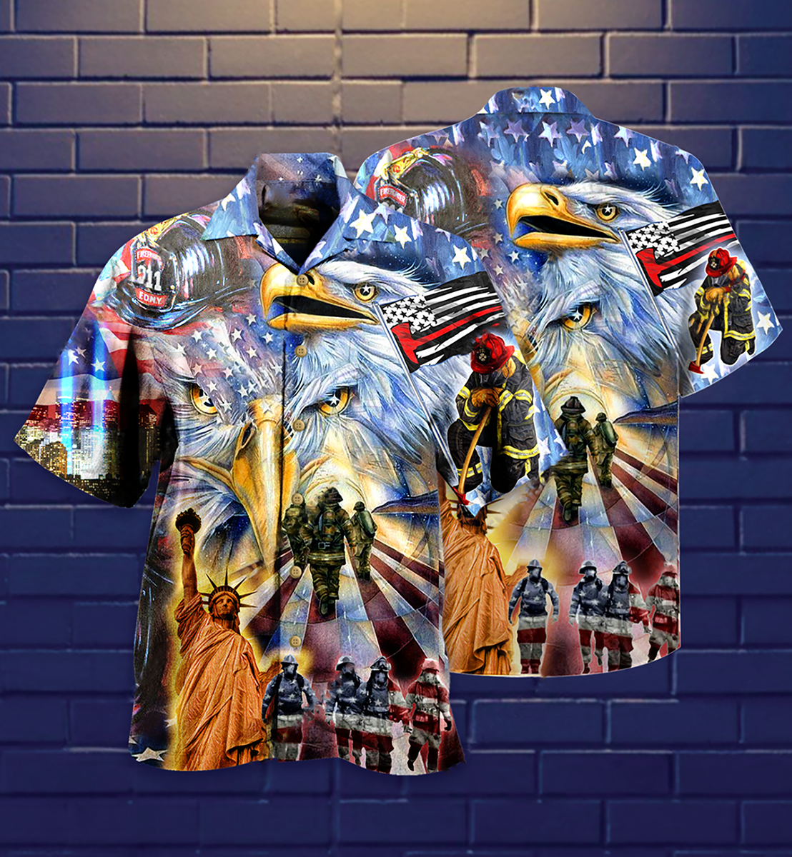 American Proud Hawaiian Shirt For Beach Parties And Weekend Getaways