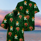 Halloween Pumpkin Smiling Hawaiian Shirt Design Detail For Beach Days And Holiday Travel