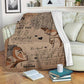 African American To My Son Flannel Blanket For Cozy Bedroom Sofa Decor