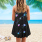 Turtle Is Beach Soul Saly Lil Beach V-Neck Sleeveless Cami Dress For Island Holidays And Thoughtful Gifting
