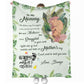 Family Beautiful Mummy To Be Mothers Day Mother Personalized Flannel Blanket For Cozy Bedroom Sofa Decor