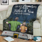 Camping When I'm At My Best Personalized Flannel Blanket For Cozy Bedroom Sofa Decor