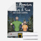 Camping When I'm At My Best Personalized Flannel Blanket For Cozy Bedroom Sofa Decor