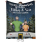 Camping When I'm At My Best Personalized Flannel Blanket For Cozy Bedroom Sofa Decor