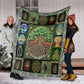 Witch Earth Tree Of Life Personalized Flannel Blanket For Cozy Bedroom Sofa Decor