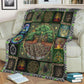 Witch Earth Tree Of Life Personalized Flannel Blanket For Cozy Bedroom Sofa Decor
