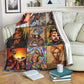African Culture African American Beautiful Flannel Blanket For Cozy Bedroom Sofa Decor