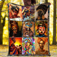 African Culture African American Beautiful Flannel Blanket For Cozy Bedroom Sofa Decor