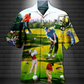 Golf Hawaiian Shirt For Coastal Adventures And Warm Weather Wear