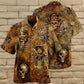Retro Skull Pirates Hawaiian Shirt Pattern View For Lightweight Everyday Style