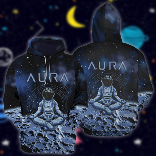 Yoga Aura Galaxy Hoodie For Imaginative Adventures Casual Wear And Comfortable Layering