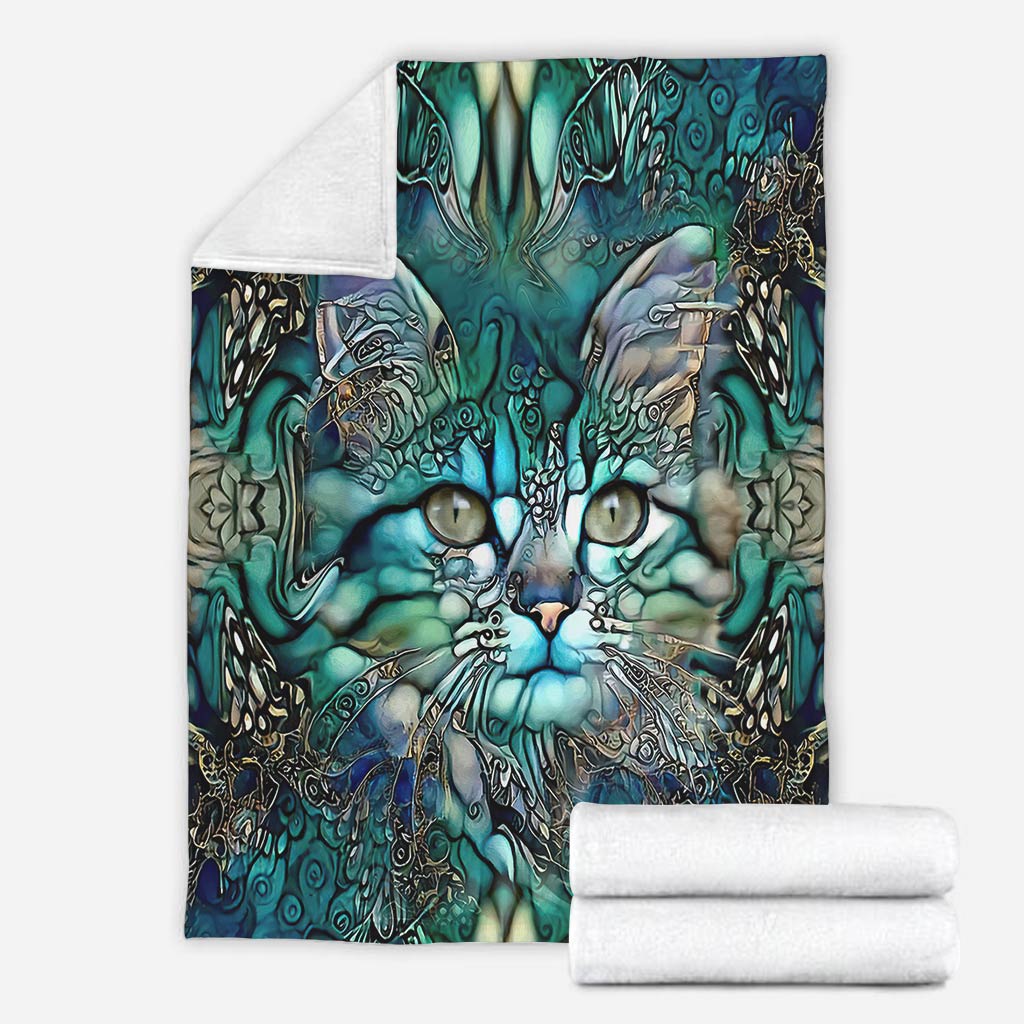 Cat Flannel Blanket For Cozy Bedroom Sofa Decor
