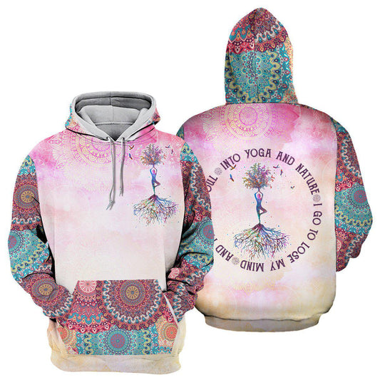 Pink Yoga Mandala Hoodie For Active Weekend Plans Comfortable Style And Gifting