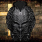 Black Leather Skull Hoodie For Gothic Streetwear Night Events And Bold Everyday Style