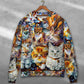 Colorful Cat Sweater For Nature Inspired Fashion Events And Relaxed Everyday Comfort