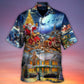 Snowman Christmas Family Light Hawaiian Shirt For Resort Getaways And Comfortable Summer Activities