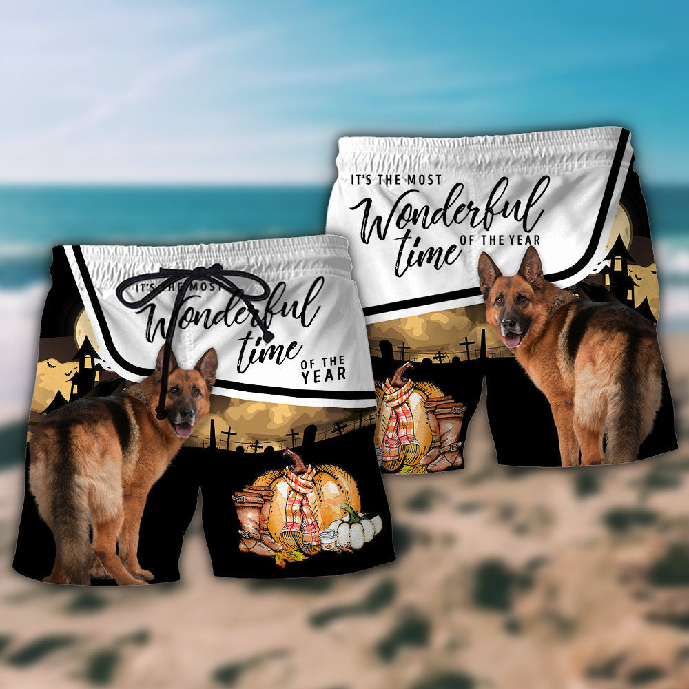 German Shepherd Cool Dog Beach Shorts For Beach Trips And Relaxed Vacation Styling