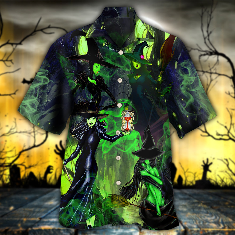 Halloween Full Princesses Witch Hawaiian Shirt For Summer Events And Casual Outdoor Wear