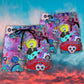 Guitar Sugar Skull Beach Shorts Design Detail For Casual Warm Weather Outfits