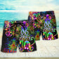 Octopus And Jellyfish Ocean Life Beach Shorts Design View For Summer Events And Coastal Getaways
