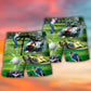 Racing And Golf Love Forever Beach Shorts Design View For Comfortable Resort And Beach Styling
