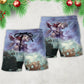 Christmas Santa Dark Fantasy Battle Beach Shorts Design View For Poolside Relaxation And Holiday Trips