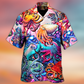 Colorful Octopus Hawaiian Shirt Design Detail For Sunny Adventures And Casual Wear