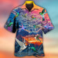 Dreamy Hummingbird Sky Hawaiian Shirt For Coastal Adventures And Warm Weather Wear