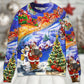 Christmas Santa Holiday Sweater For Festive Events Weekend Outings And Comfortable Winter Style