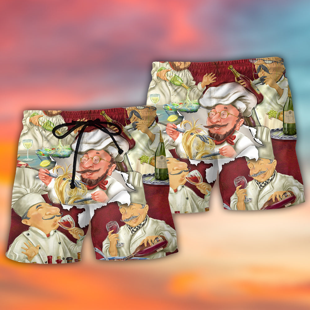 Master Cooking Chef Creative Beach Shorts For Resort Travel And Thoughtful Summer Gifting