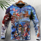 Christmas America Patriotic Holiday Hoodie For Holiday Parties Weekend Outings And Cheerful Gift Giving