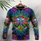 Hippie Dragonfly Mandala Peace Hoodie For Colorful Outings Music Events And Everyday Style