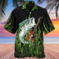 Guitar Fishing Hawaiian Shirt For Resort Getaways And Comfortable Summer Activities