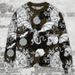 Flying Dragon Skull Gothic Sweater For Art Fans Travel Parties And Distinctive Casual Style