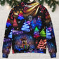 Christmas Neon Santa And Snowman Sweater For Festive Family Events Casual Wear And Holiday Gift Giving